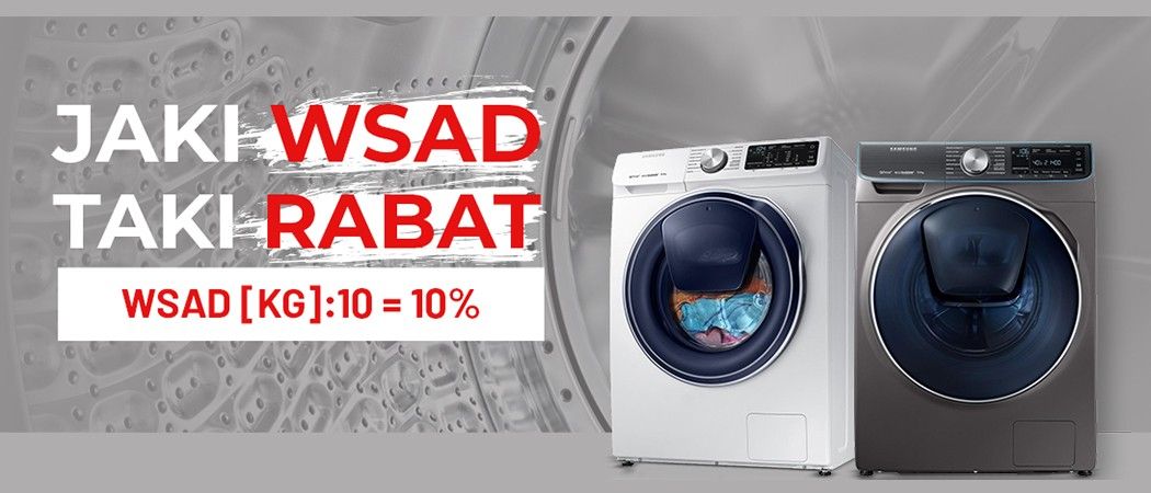 Promocja "Jaki wsad taki rabat" w Neo24 - kup pralkę z dodatkowym rabatem do 10%!