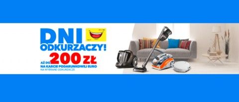 Promocja DNI ODKURZACZY w RTV EURO AGD