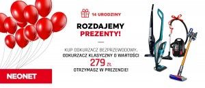 Promocja na odkurzacze w NEONET