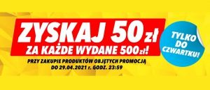 Promocja 50 ZŁ ZA 500 ZŁ w Media Expert
