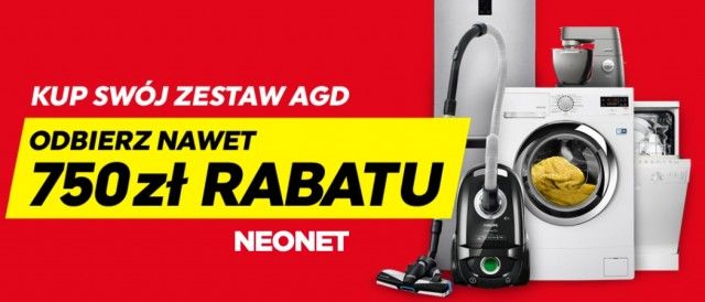 Promocja na sprzęt AGD w NEONET