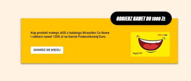 Promocja w RTV EURO AGD