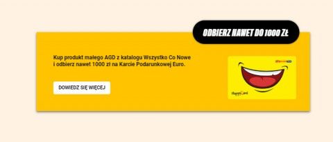 Promocja w RTV EURO AGD