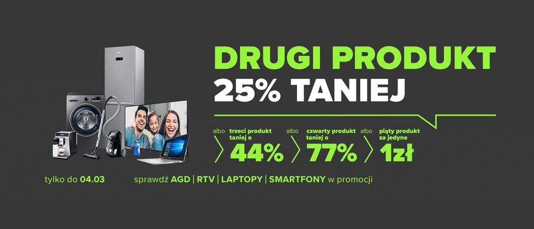 Promocja Neonet na AGD - kup wybrane AGD i zyskaj rabat na jeden ze sprzęt&oacute;w lub piąty sprzęt za 1 zł!