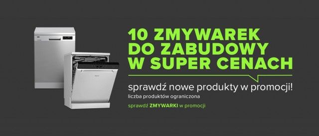 Promocja na zmywarki do zabudowy w NEONET