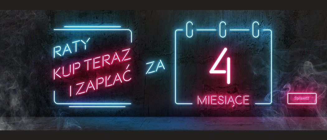 Promocja ratalna w Redcoon - kup wybrany sprzęt na raty i zacznij spłacać dopiero za 4 miesiące!