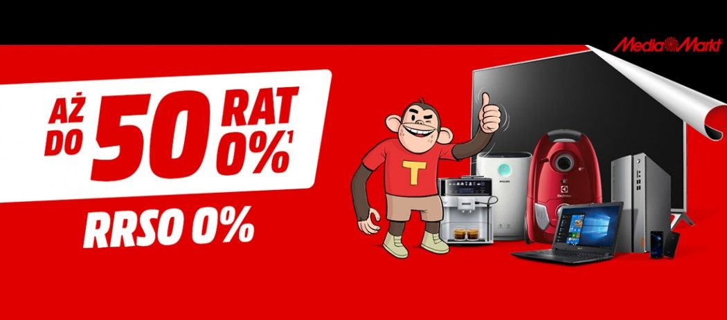 Promocja ratalna w Media Markt - kup sprzęt AGD na nawet 50 darmowych rat!