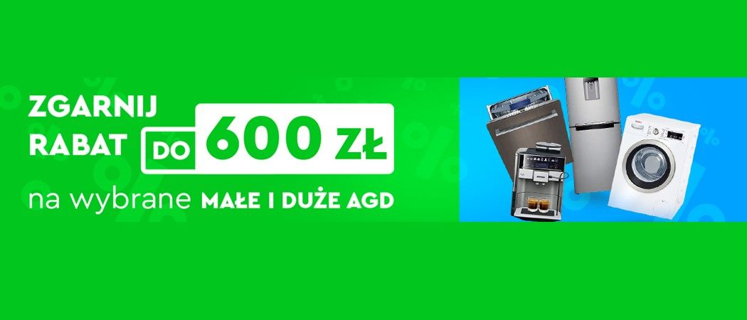 Kup wybrane sprzęty AGD i zyskaj do 600 zł rabatu w promocji Ole Ole!