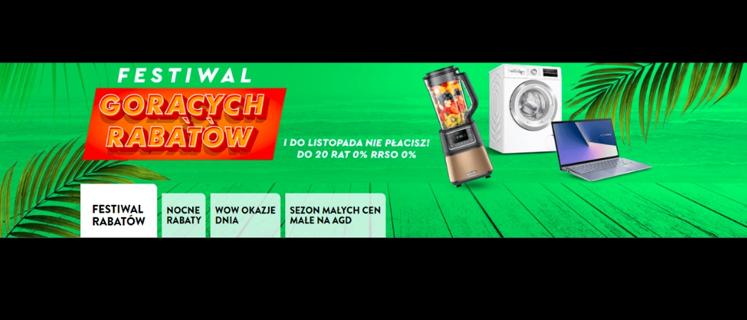 Promocja Festiwal Gorących Rabat&oacute;w w Ole Ole - kup taniej wybrane AGD!