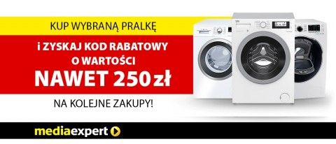Promocja na pralki w Media Expert
