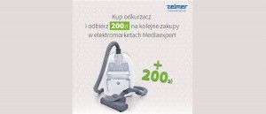 Promocja na odkurzacze ZELMER w Media Expert